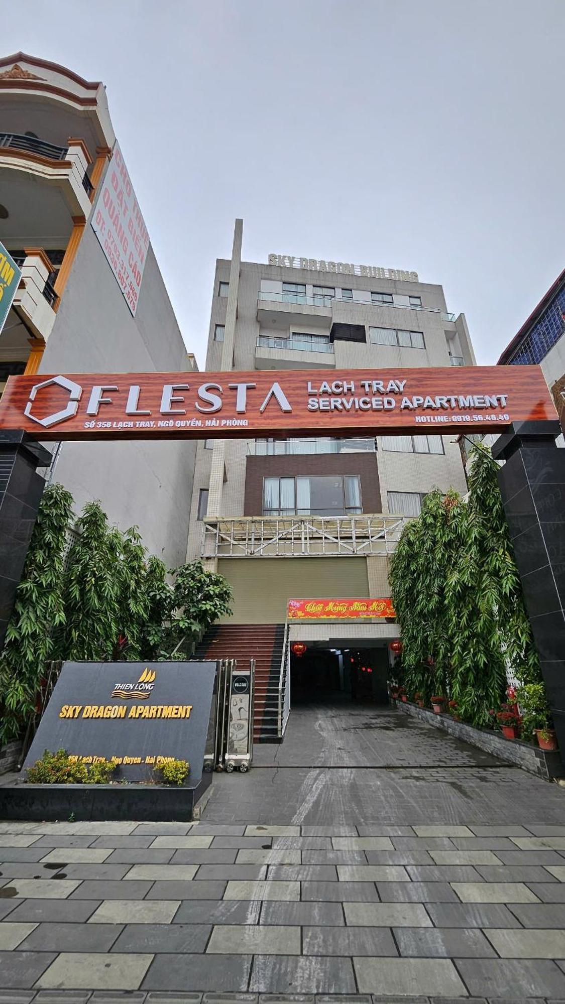 Flesta Lach Tray Serviced Apartment & Hotel Hai Phong Exterior foto